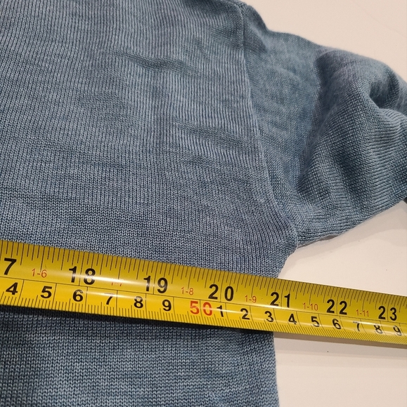 Eileen Fisher blue crewneck women's Sweater sz.XXS - Picture 6 of 10